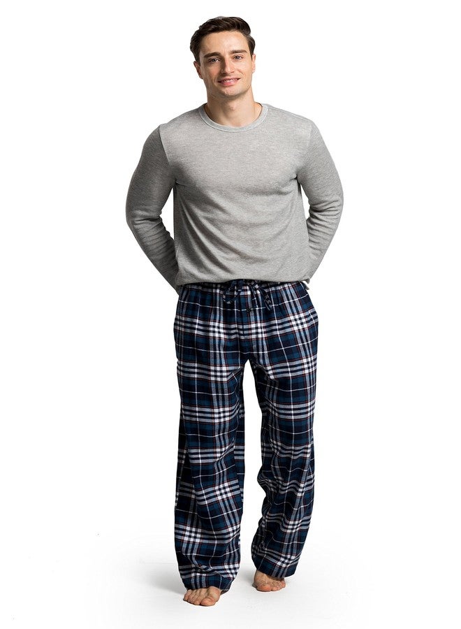 CYZ Men's 100% Cotton Super Soft Flannel Plaid Pajama Pants (S, F17014) - Image 2
